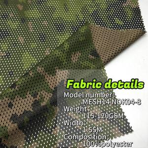 Tela de <span class=keywords><strong>malla</strong></span> de camuflaje con estampado de poliéster <span class=keywords><strong>100</strong></span>%, protección táctica transpirable para exteriores para caza, red para cubrir cara y cuello - Product Image 5