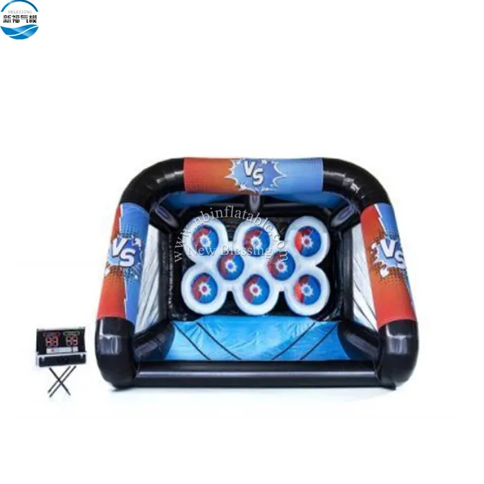 Interactive Game Inflatable Football Shooting, Inflatable Combi Sport Arena with IPS System, Inflatable Shooting Game for Adults
