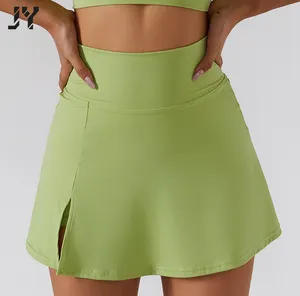 Joyyoung Sports short skirt gym Anti-glare two-piece sports shorts Chinese merchants wholesale yoga clothes women