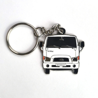 Porte-clés de voiture personnalisé en alliage avec Logo vierge gravé au Laser, porte-clés en métal par Sublimation