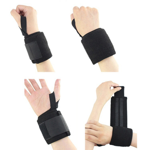 สายรัดข้อมือยืดหยุ่นสำหรับออกกำลังกาย สายรัดข้อมือแบบรัดแน่นพิเศษพร้อมห่วงนิ้วโป้ง สำหรับยกน้ำหนัก คู่ - Product Image 3