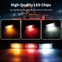 Luces LED Impermeables de Posición Delantera/Trasera de 10-30V para Autobús/Remolque/Camión