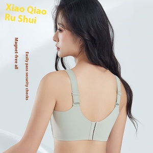 Soutien-gorge en dentelle florale pour femmes, confortable, respirant, en modal, sans armatures, bonnet 3/4, fin, pour poitrine généreuse, <span class=keywords><strong>seins</strong></span> volumineux, soyeux et sexy - Product Image 5