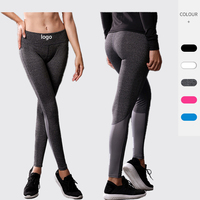 Leggings de sport pour femmes, à séchage rapide, à haute élasticité, avec bande réfléchissante, personnalisés, de haute qualité, pour la gym, le yoga et la remise en forme, grandes tailles