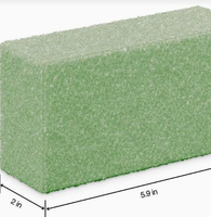 Mousse de fleurs Oasis verte de haute qualité, absorbant l'eau, pour décoration de mariage, vente en gros personnalisée