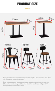 Juego de Comedor Clásico de <span class=keywords><strong>Metal</strong></span> para Restaurante y Cafetería, Conjunto de Mesa y Sillas para Comedor, Juego de Café - Product Image 2