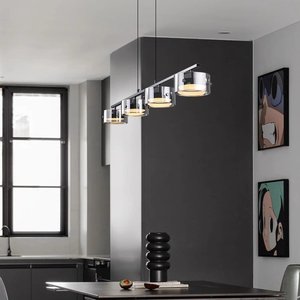 โคมไฟระย้าแก้วหรูหราสไตล์อิตาลี ดีไซน์มินิมอลสร้างสรรค์เฉพาะตัวสำหรับห้องอาหาร - Product Image 3