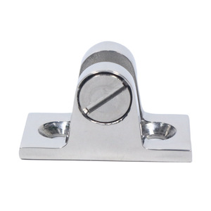 Stainless Steel Mountain Base 52x25mm Bimini <b>Top</b> Hardware For Yacht Sunshade Fixing - Product Image 1