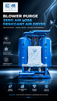 Sécheur d'air comprimé à adsorption par purge, à perte d'air nulle, 23 Nm/min, sécheur déshydratant régénératif pour le traitement de l'air industriel