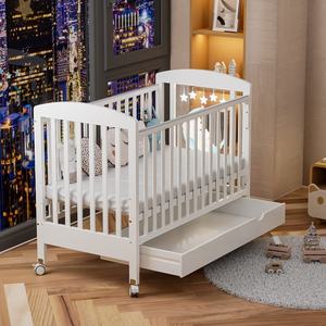 Nuovi arrivi <span class=keywords><strong>bianco</strong></span> in legno di pino massello comodino culla per bambini letto culla per bambini con interessanti motivi di cartone animato illuminazione - Product Image 5