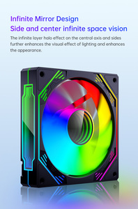 Snowman RGB 120 mét PC FAN thiết kế mới nhất với LED CPU Cooler cho chơi game gương PC trường hợp tản nhiệt và tản nhiệt ứng dụng - Product Image 4