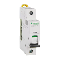 Disjoncteur Schneider MCCB IC65N 1P D1A 1A/2A/3A/4A/6A/8A/10A/13A/16A/20A/25A/32A/40A/50A/63A, capacité de coupure 6kA, 50/60Hz