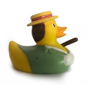 Estilo de moda de gritar flotante de agua de PVC juguetes al por mayor juguetes de los niños, bebé de pato juguetes de baño - Product Image 2