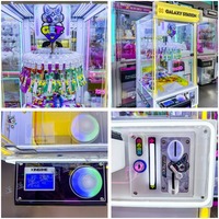 Machine à pinces à monnayeur pour jeux de dénouvellement de prix et cadeaux, avec logo personnalisable en couleur et taille, nouveau design