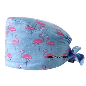 หมวกผ่าตัดแบบปรับได้ ใช้ซ้ำได้ ป้องกันสิ่งแวดล้อม ระบายอากาศได้ดี หมวกพยาบาล หมวกสครับ - Product Image 6