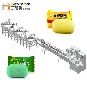 Automatic Comforter Packaging Tissue Paper Soft Bakery Bread Bag Twist Tie Manual Flow Pack Packing Machine