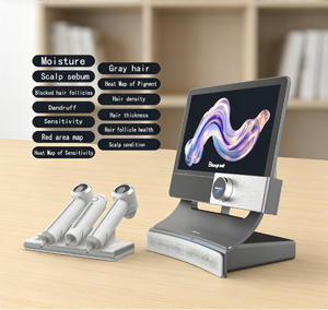 เครื่องวิเคราะห์ผิวหนัง AI สำหรับใช้ในบ้าน ปี 2026 กล้อง HD วิเคราะห์รูขุมขนและหนังศีรษะ เครื่องวิเคราะห์หนังศีรษะและเส้นผม สำหรับร้านเสริมสวย - Product Image 1