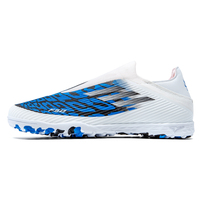Chaussures de football unisexe avec col chaussette, tige en TPU, crampons en caoutchouc TF, support de talon, vente en gros, usine OEM