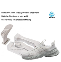 Moules pour baskets pour hommes, chaussures homme personnalisées, tricotage Fly, noir, PVC, TPR, service de moulage de chaussures de sport, haut niveau