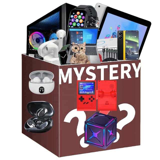 Mistery Box Electronics 0.5KG 2025 Festival Lucky Mystery Box 100% Win Random Novelty 3C Electronics Lucky Box Festival Gift