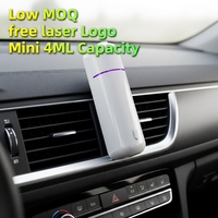 Diffuseur d'aromathérapie pour voiture et maison, mini diffuseur portable en plastique avec fonction de minuterie et chargement Type-C