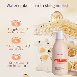 Fabricant en gros de crème pour les mains 300ML – Prévient la sécheresse, soin éclatant pour la peau – Lotion corporelle hydratante Jiessia à l'huile de coco - Product Image 4