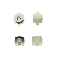 Kancing Magnet Tas Pengaman, Gesper Magnet Dompet, Penutup Logam, Rivet Kulit, Aksesoris Tas Mini