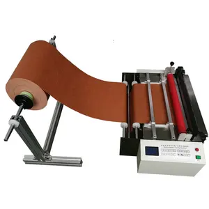 Máquina cortadora de papel, rollos de papel térmico, rebobinadora Manual Ml750