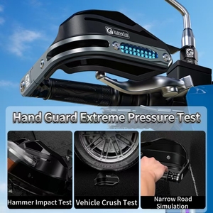 Accessoires de moto améliorés personnalisés Matériau en alliage d'aluminium <span class=keywords><strong>Guidon</strong></span> de luxe Protection étanche ATV <span class=keywords><strong>Quad</strong></span> <span class=keywords><strong>Guidon</strong></span> de protection - Product Image 2