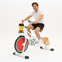 Bicicleta de Pedales de Una Velocidad para Niños EXI con Licuadora de Frutas y Cesta de Plástico, Bicicleta de Equilibrio para Fiestas