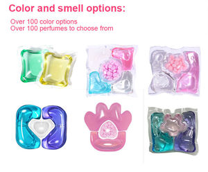Cápsulas de Detergente para Ropa 3 en 1, Cápsulas de Gel Coloridas para Lavado Automático, Limpiador de Ropa Desechable - Product Image 6