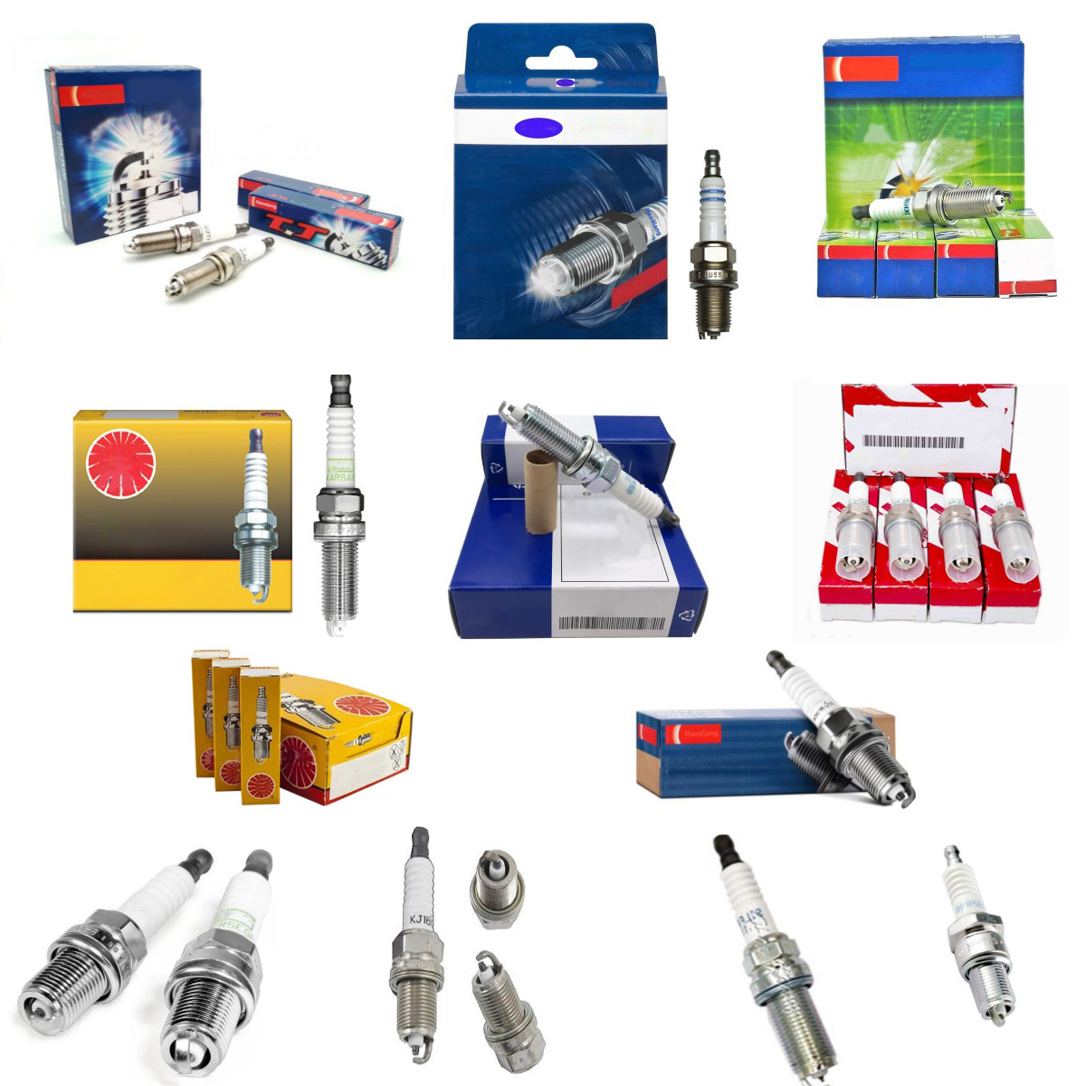 Werks auto widerstand Iridium Platinum Bujias Zündkerzen für NgK DENSO Toyota Nissan Hyundai für Kia Mazda Ford Renault Peugeot