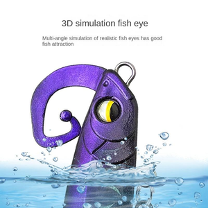 طعم صيد سمك ناعم من نوع قلم رصاص من مادة PVC بوزن 11.5-18.5 جرام من WEIHE، مطبوع لصيد سمك القد والقاروص في البحر - ذيل ملفوف يهتز في المياه العميقة - Product Image 4