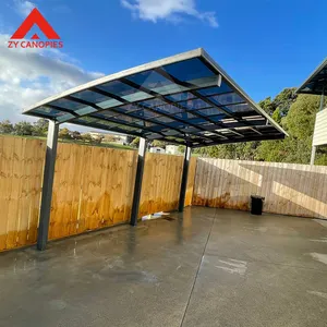 Carport Shelter Outdoor Garage Polycarbonate Roof Car Carport Sun Shade Aluminum Canopy Shed Carage