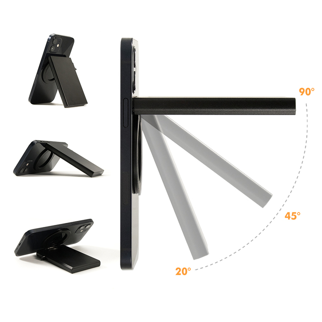Phone Magnetic Card case Business Aluminum RFID Blocking Card Holder Cell Phone Magnetic Holder Card case