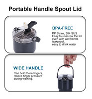 Tasses à café isolées OEM ODM intérieur extérieur 304 sous vide en acier inoxydable 16oz