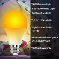 Ampoule LED à Éclairage Sain E26 E27 B22, Production en Gros, 3 Couleurs Changeantes, A19 Ra 80+, Ampoules LED pour la Maison