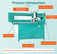 Machine de découpe de plaques en aluminium électrique de petite taille personnalisable pour la production d'enseignes de signalisation routière