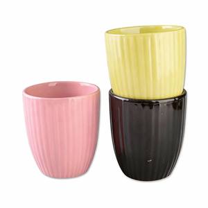 กระถางดอกไม้เซรามิกเคลือบเงาสำหรับตกแต่ง - Product Image 1