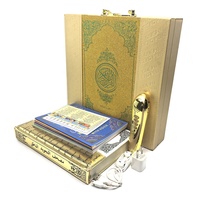 Lecteur de Coran de stylo d'or de qualité supérieure de luxe haut de gamme pour apprendre le stylo parlant de lecteur de Coran avec le livre de Coran saint pour le cadeau de Ramadan