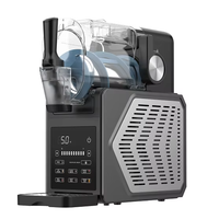 Machine à slushie électrique automatique pour la maison, faible bruit, professionnelle, mini, écran tactile, 2,5 L, en acier inoxydable, pour faire des glaces molles