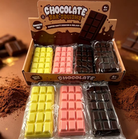 Jouet anti-stress en forme de barre de chocolat, TPR super doux, à remontée lente, simulation de nourriture, pour adolescents et adultes, cadeaux