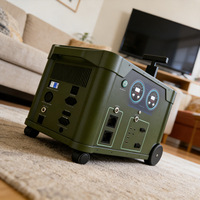 Station d'alimentation portable extérieure extensible à grande capacité sur mesure, batterie LiFePO4, MPPT 3KWh/6KWh, énergie solaire domestique