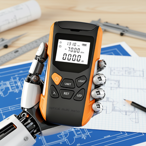 FTTH OEM/ODM Multimètre à <span class=keywords><strong>fibre</strong></span> tout-en-un G9-Y1500 OPM+VFL Équipement de <span class=keywords><strong>fibre</strong></span> <span class=keywords><strong>optique</strong></span> Sonde InGaAs Gamme de longueurs d'onde 850-1700 nm - Product Image 2
