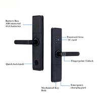 Cerradura Inteligente Electrónica con Huella Dactilar, Contraseña, Tarjeta, Anti-Robo, Wi-Fi, App TT Lock, Cilindro Grado C