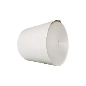 Пищевой односторонний бумажный стаканчик с высоким объемным покрытием, белый простой бумажный стаканчик, двухсторонний стакан с полиэтиленовым покрытием