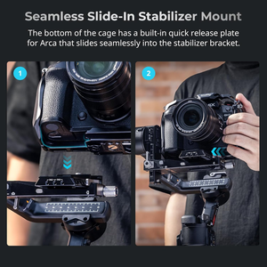 สำหรับ smallrig hawklock ชุดกรงปลดเร็วสำหรับ <span class=keywords><strong>Panasonic</strong></span> Lumix GH7/<span class=keywords><strong>GH6</strong></span>ที่มีด้ามจับด้านบนกล้อง4825 - Product Image 3