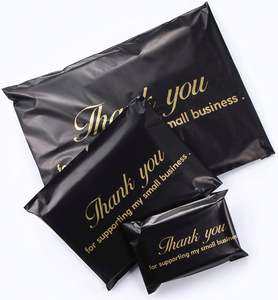 Bolsa de Correo de Polietileno de Color Negro con Logotipo Impreso, Bolsa de Correo Biodegradable, Bolsas de Polietileno para Envíos - Product Image 5