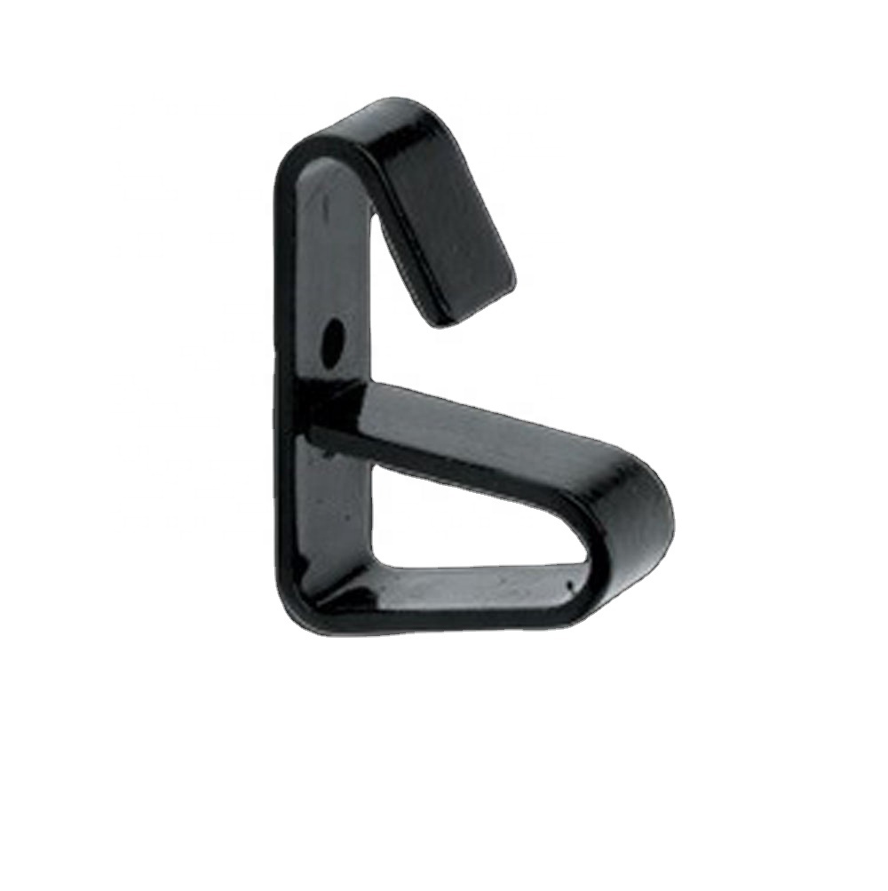 Настенный металлический крюк для колес черного цвета