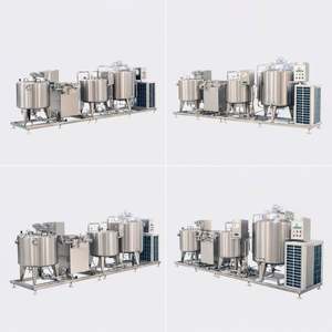 Pasteurizador de Leche 150L 500L H, Equipo de Proceso Homogeneizador, Línea de Producción de Yogur a Pequeña Escala - Product Image 3